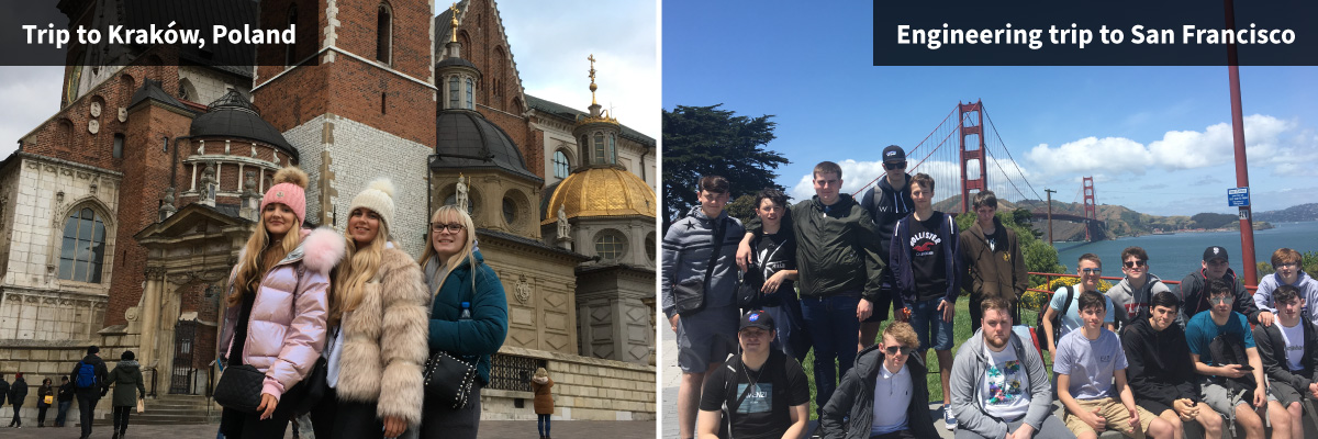 International Trips to Krakow and San Francisco 