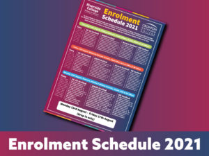 Enrolment Schedule 2021