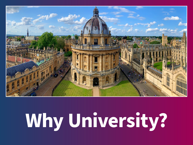Why University?