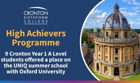 High Achievers Programme (HAP) students gain places on UNIQ summer school with the University of Oxford