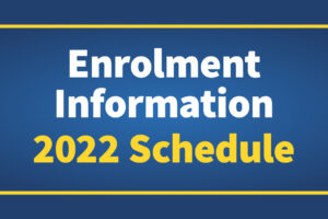 Enrolment Information Cronton College 2022 Enrolment Information 2022 Schedule
