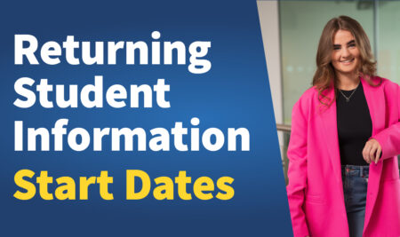 Returning Student Start Dates 2022