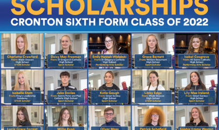 Talented Students Awarded Scholarships at Cronton Sixth Form