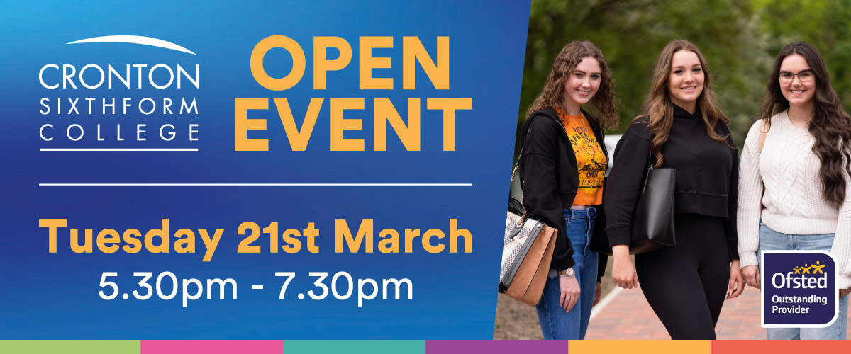 Open Event Tuesday 21st March
