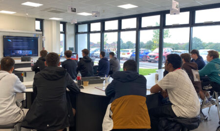 Cronton Sixth Form Students Inspired by Motorsport Expert Anthony Cliffe