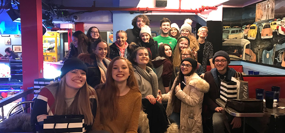 Cronton Sixth Form College performing arts new york trip