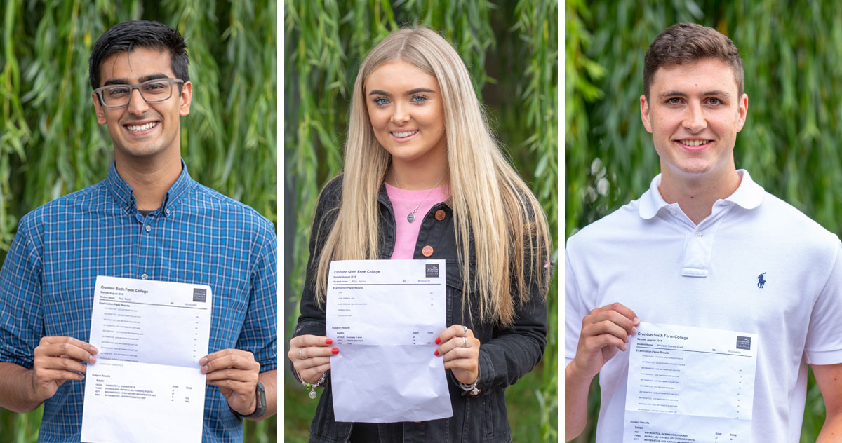 A Level results day 2018 cronton sixth form college students