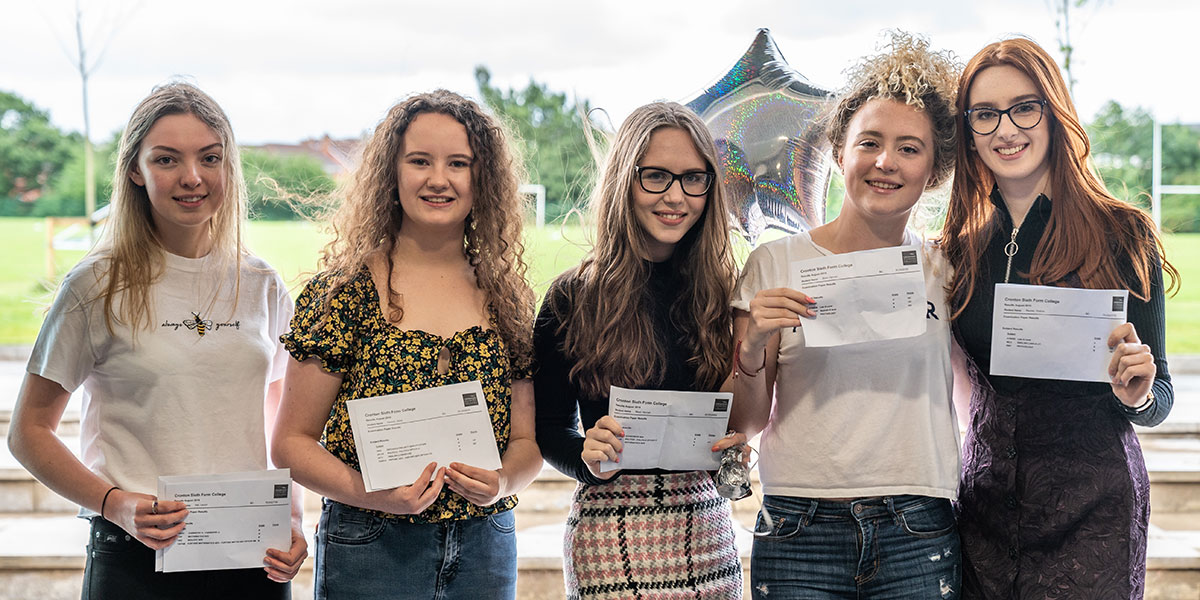 cronton sixth form college a level results 2019